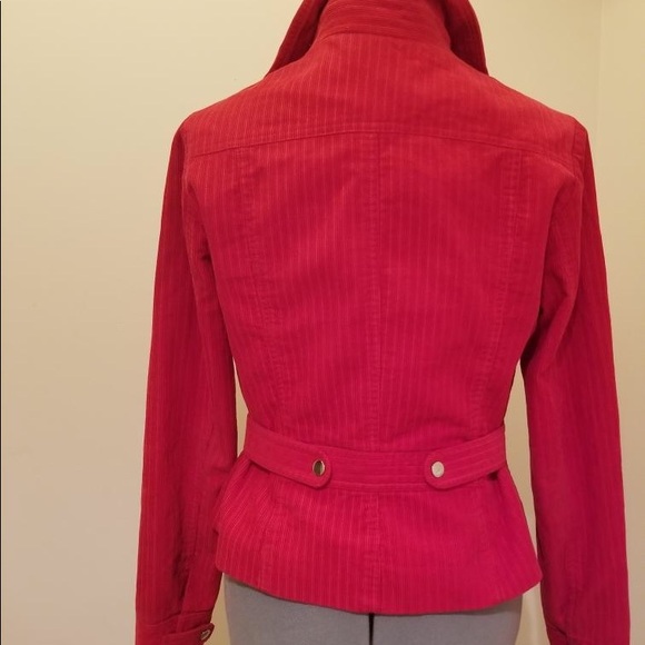 Red corduroy jacket size 10 - Picture 2 of 2